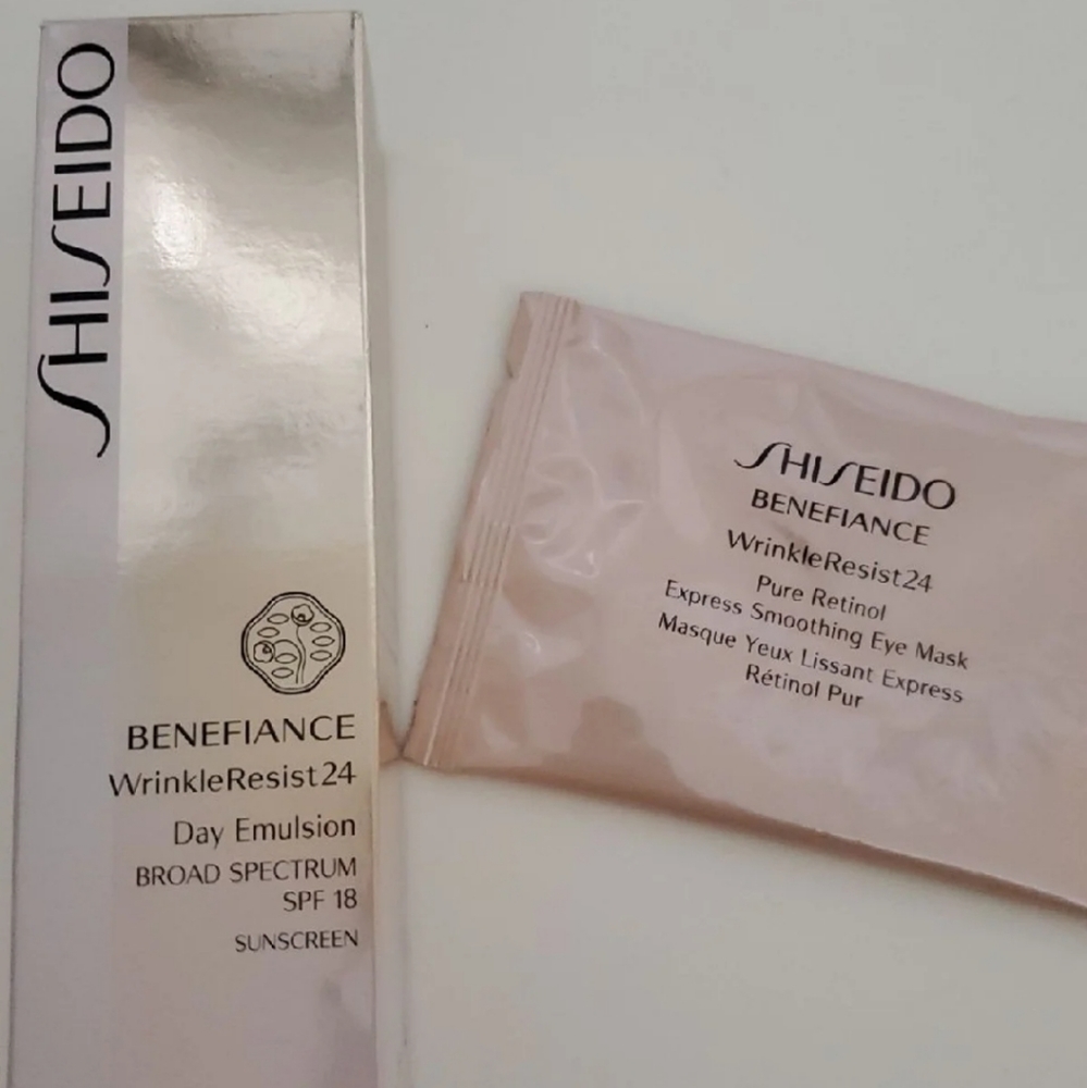 Shiseido Benefiance Day Emulsion and Eye Mask